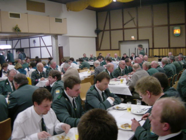 Jahreshauptversammlung des Schützenvereins (2001)