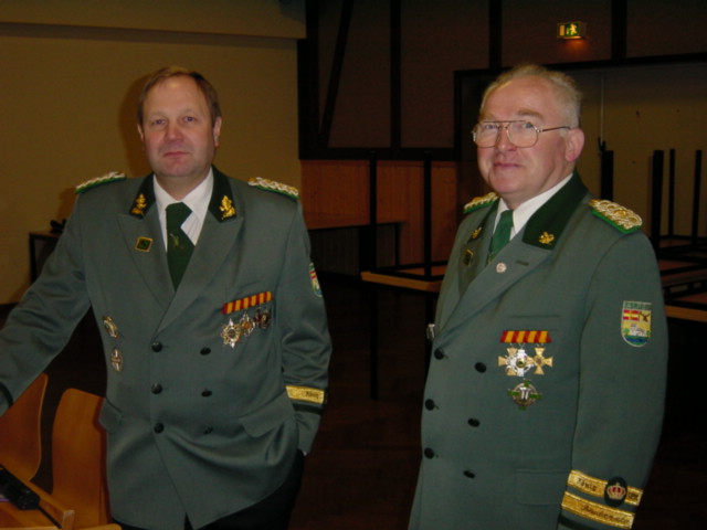 Jahreshauptversammlung des Schützenvereins (2001)