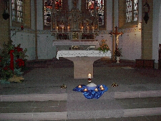 Die Jahreshauptversammlung begann mit einem Gottesdienst zum Thema "Das Eis zum Schmelzen bringen"