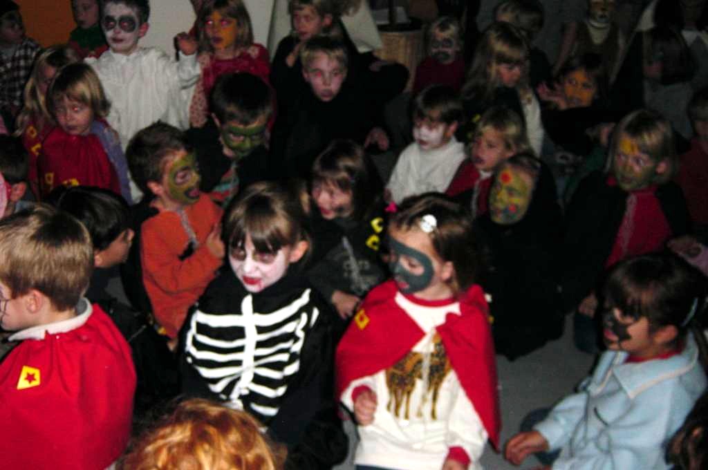 Halloween im Kindergarten 2002