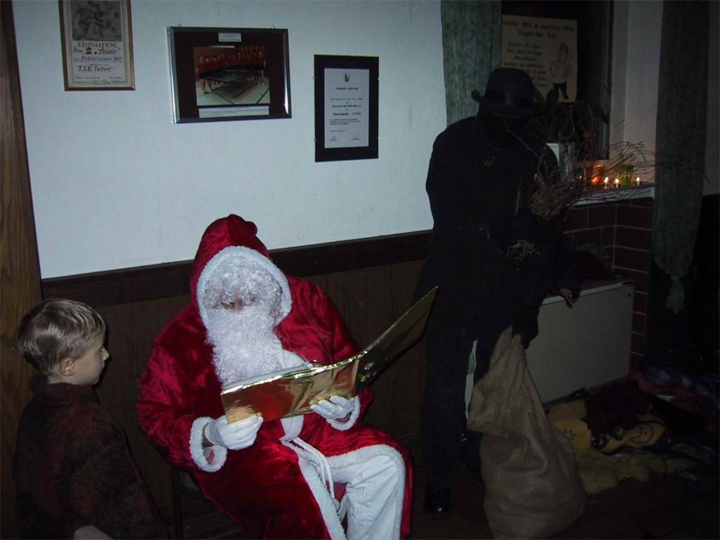 Adventsfeier der Jugendabteilung des SV RW Alfen (2002)