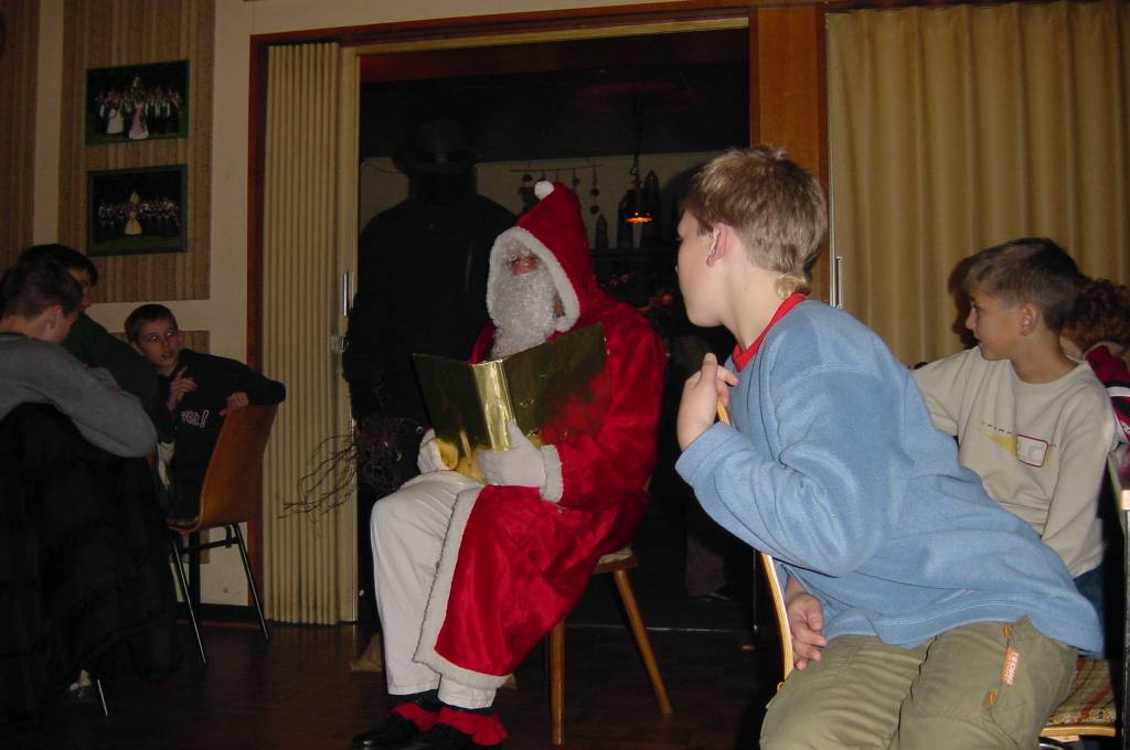 Adventsfeier der Jugendabteilung des SV RW Alfen (2002)