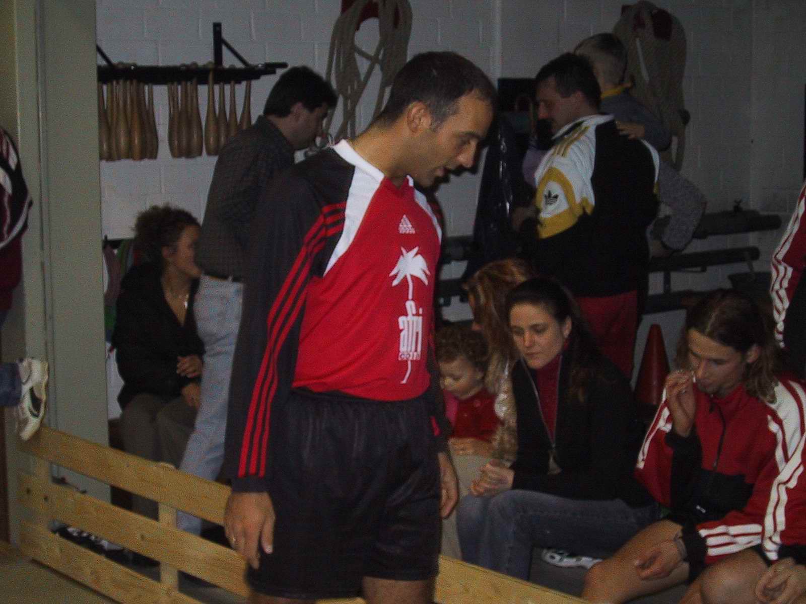 Pausenplausch der Spieler
