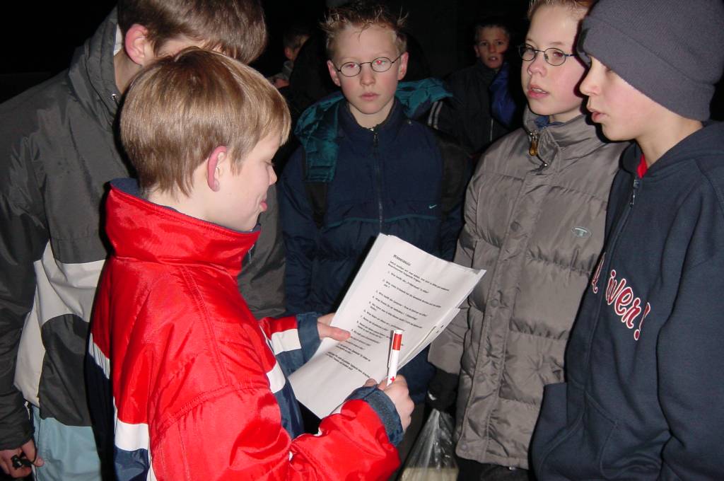 Adventsfeier der Jugendabteilung des SV RW Alfen (2002)