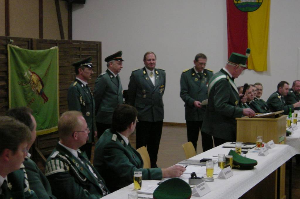 Jahreshauptversammlung des Schützenvereins (2003)