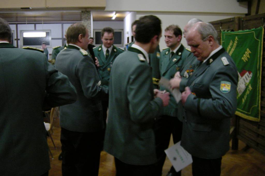Jahreshauptversammlung des Schützenvereins (2003)