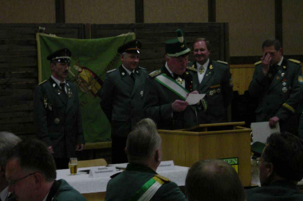 Jahreshauptversammlung des Schützenvereins (2003)