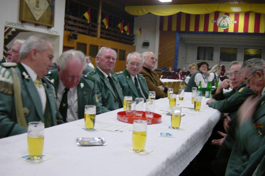 Jahreshauptversammlung des Schützenvereins (2003)