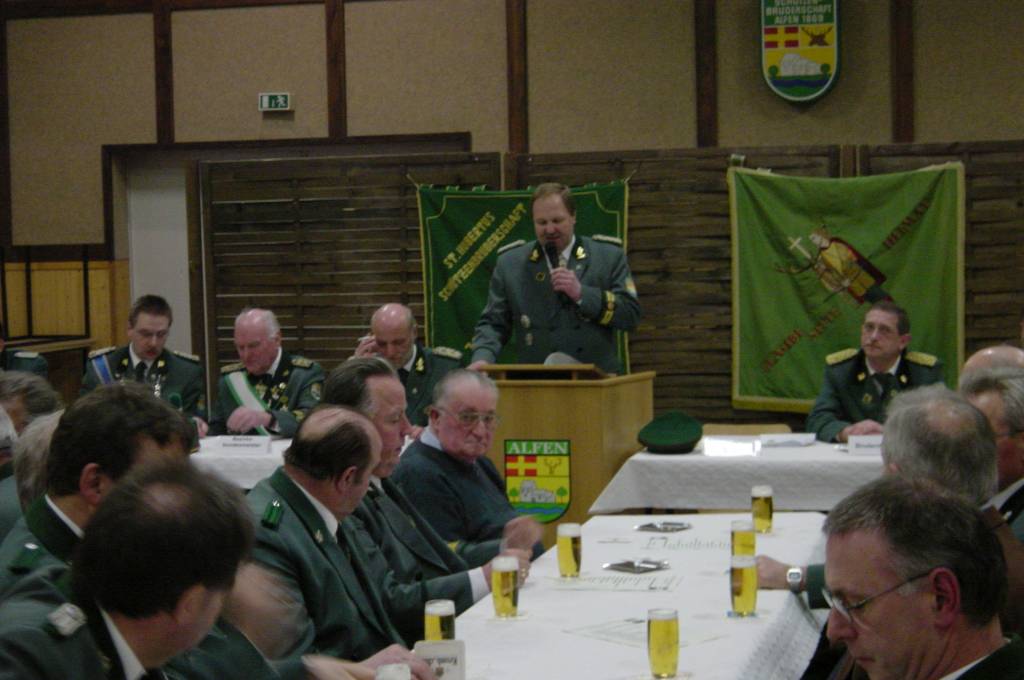 Jahreshauptversammlung des Schützenvereins (2003)