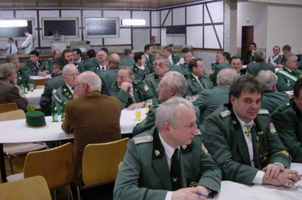 Jahreshauptversammlung des Schützenvereins (2003)