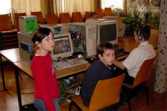 Im Keller der Schützenhalle war eine LAN-Party vorbereitet.