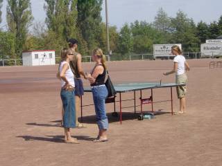 Die Tischtennisabteilung war mit einer Platte vertreten
