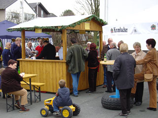 Am heutigen Sonntag veranstaltete die Südkompanie ihren ersten Kleeberger Weihnachtsmarkt