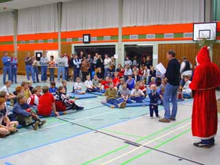 Nachdem alle Übungen absolviert wurden kam sogar noch der Nikolaus.