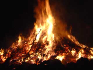 Am Feuer konnte man es aushalten. Ansonsten hätte auch Glühwein ausgeschenkt werden können.