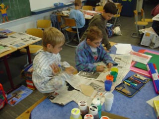 Frühlingstag in der Grundschule unterm Regenbogen (2004)