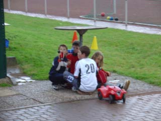 Leider fing es immer wieder an zu regnen!