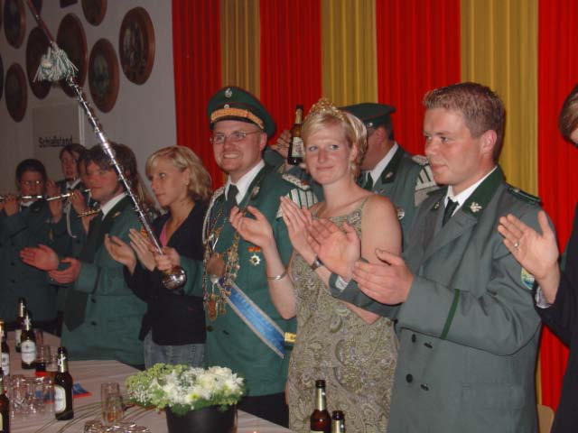Am Königstisch herrschte ausgelassene Stimmung