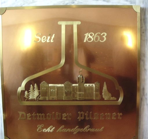 Besichtigung der Brauerei Strate in Detmold (2004)