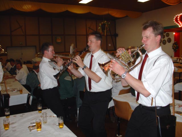 ... der wieder für die gute Stimmung sorgte.