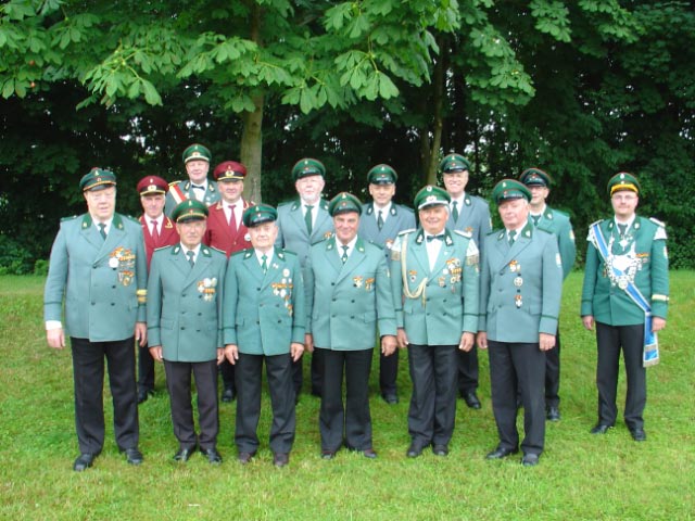 Leider konnten nicht alle der Jubilare am Schützenfest teilnehmen