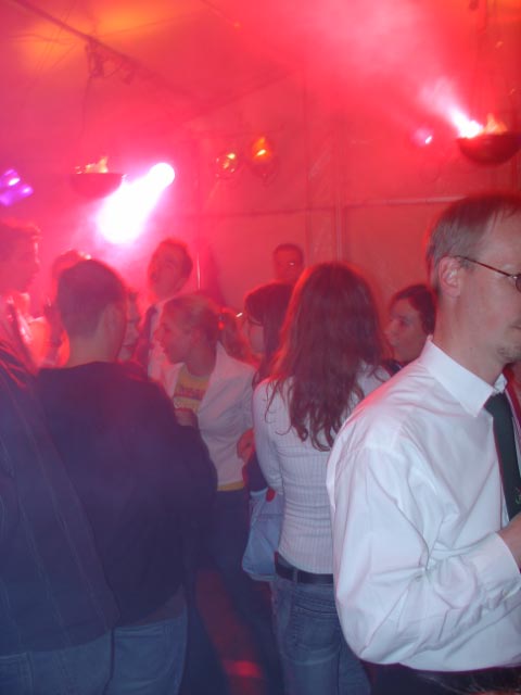 In diesem Jahr gab es seit langer Zeit mal wieder ein Discozelt