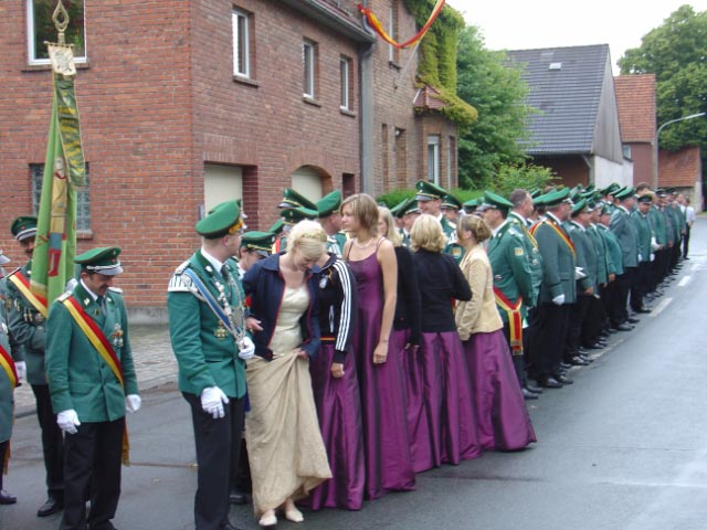 Das Bataillon war mannstark angetreten