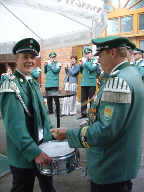 Der Spielmannszug sorgte wieder mit zünftiger Marschmusik für Unterhaltung.