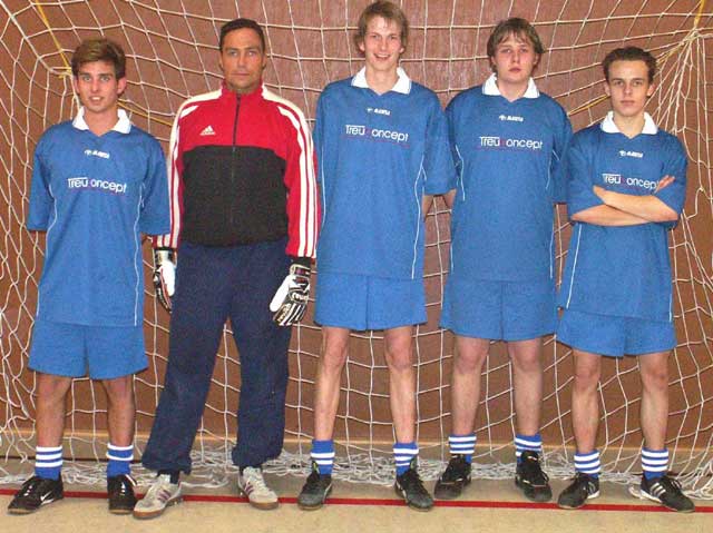 1. Mannschaft B von links: Marc Pahlsmeyer, Boris Heese, Alexander Neumann, Simon Wittmann, Adrian Grabowski