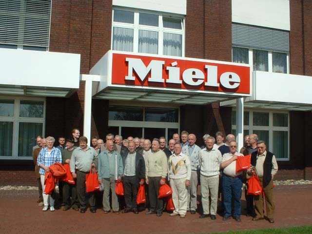 Ausflug der Alfener Schützen: Miele-Werke und Potts-Brauerei (2005)