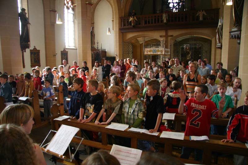Abschied an der Grundschule Alfen (2006)