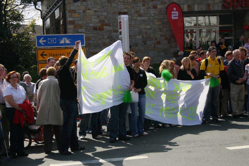 Die Fans des Musikverein Alfen waren aus Niederntudorf und Altenrüthen angereist.