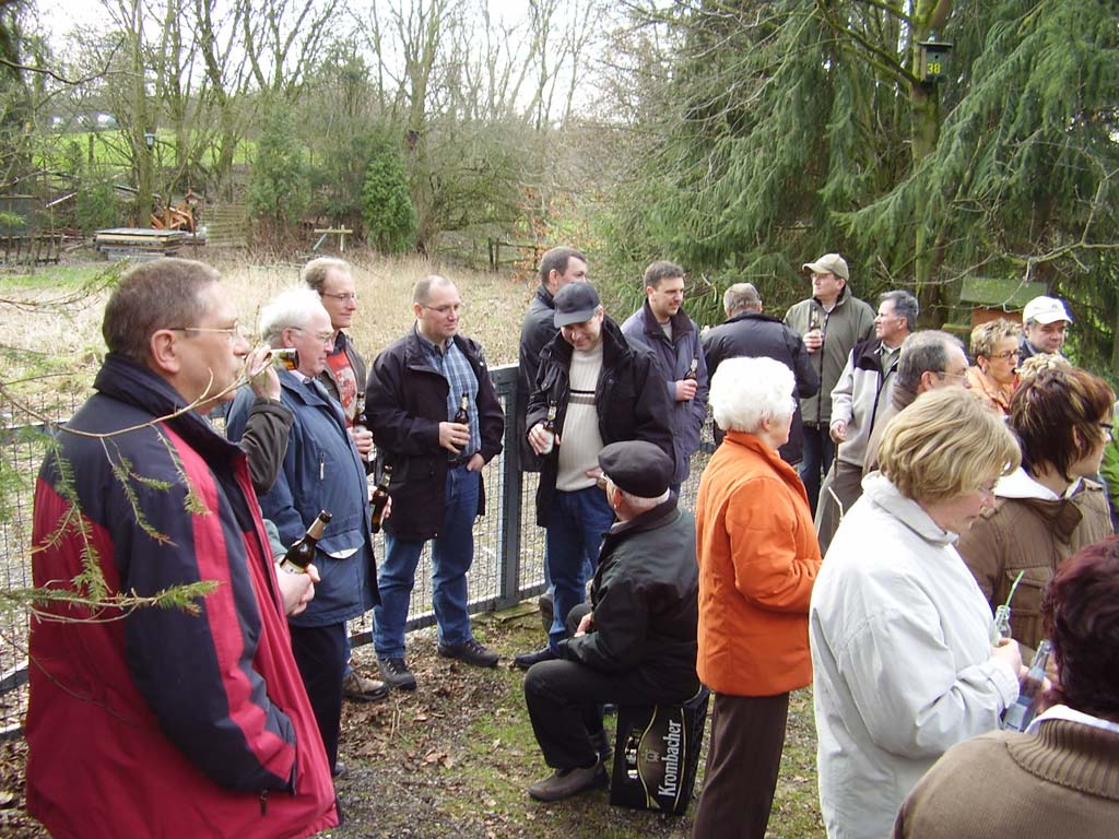 Die Ost-Kompanie pausierte im Pöppenweg bei Vretters-Farm.
