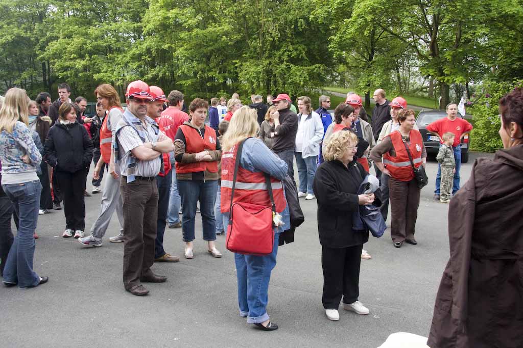 Der Fu§ballverein Noyen sur Sarthe besucht den SV RW Alfen