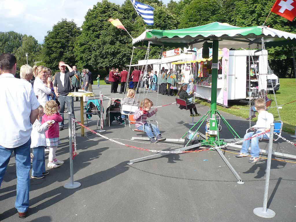 <p>Auch das kleine Karusell war wieder aufgebaut</p>