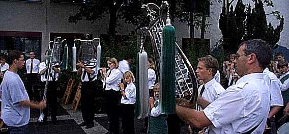 <p>Auch die musikalische Unterstützung war vertreten.</p>