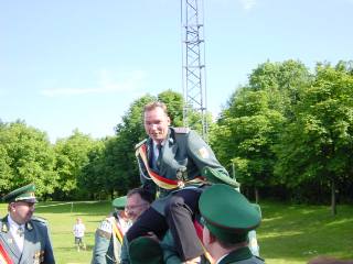 <p>Dann war es geschafft: Guido Nillies</p>