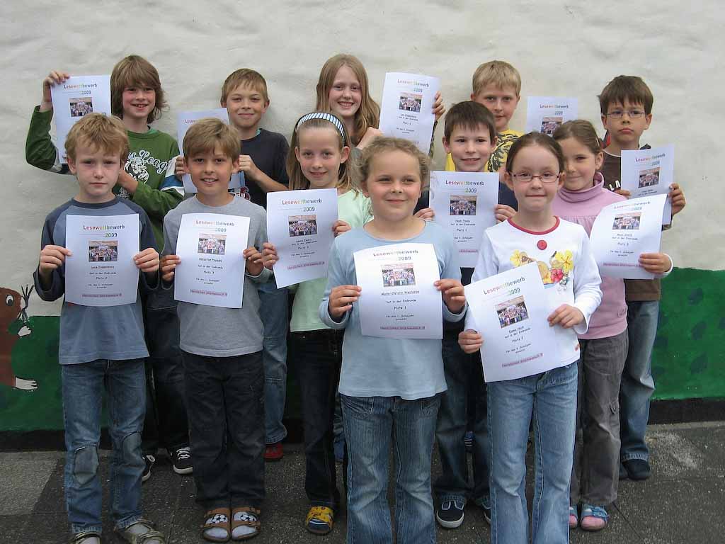 Lesewettbewerb der Grundschule Alfen