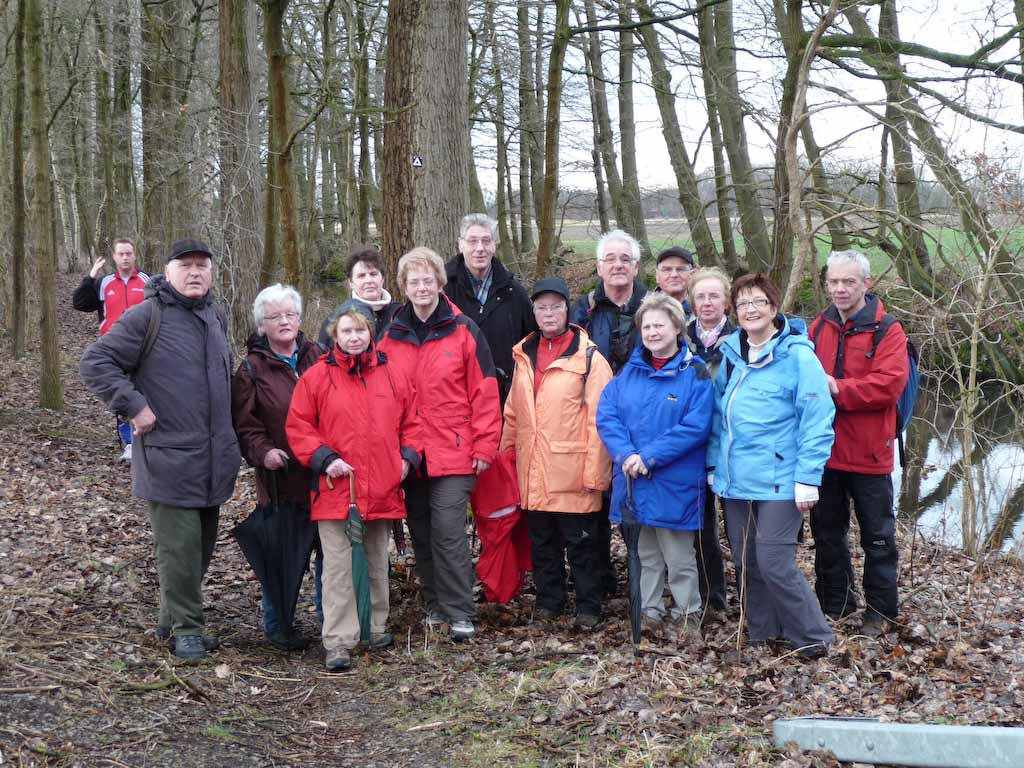 <p>Februar Wanderung der Wanderfreunde des SV RW Alfen</p>