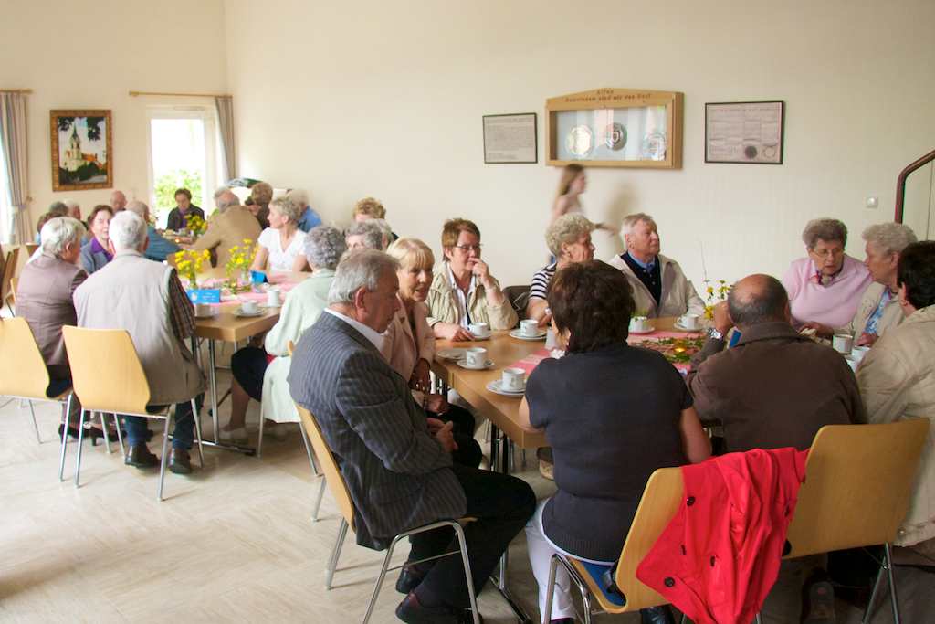 <p>Im Bürgerhaus bewirtete die kfd</p>