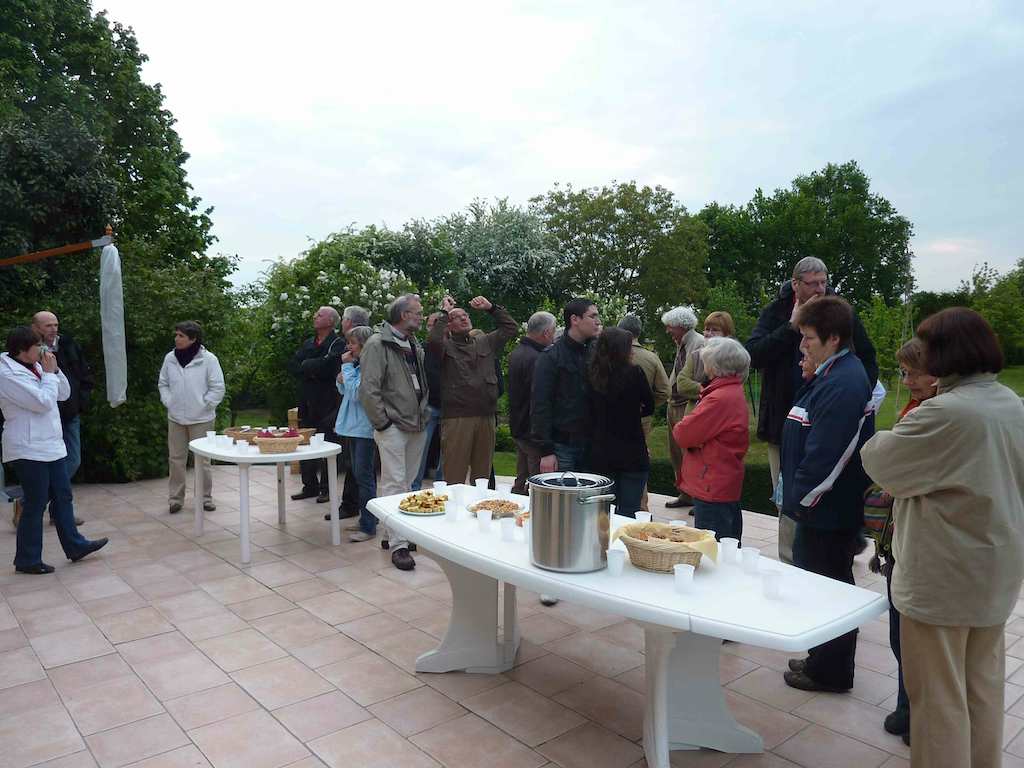 <p>Aperitif bei Familie Landeau</p>