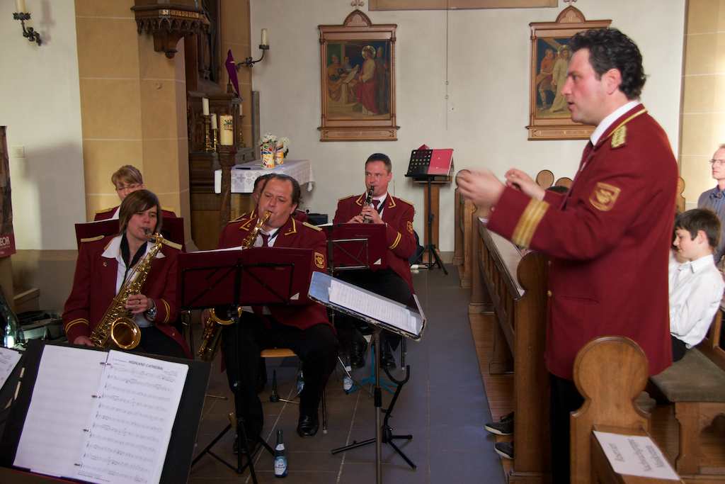<p>Kirchenkonzert des Musikvereins Alfen 2011</p>