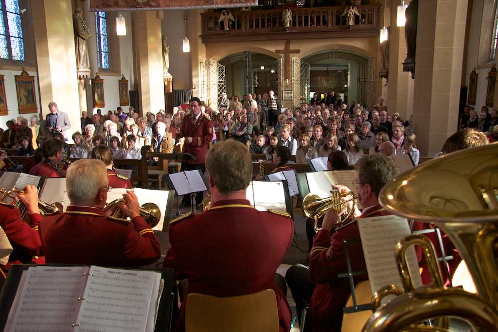 <p>Kirchenkonzert des Musikvereins Alfen 2011</p>