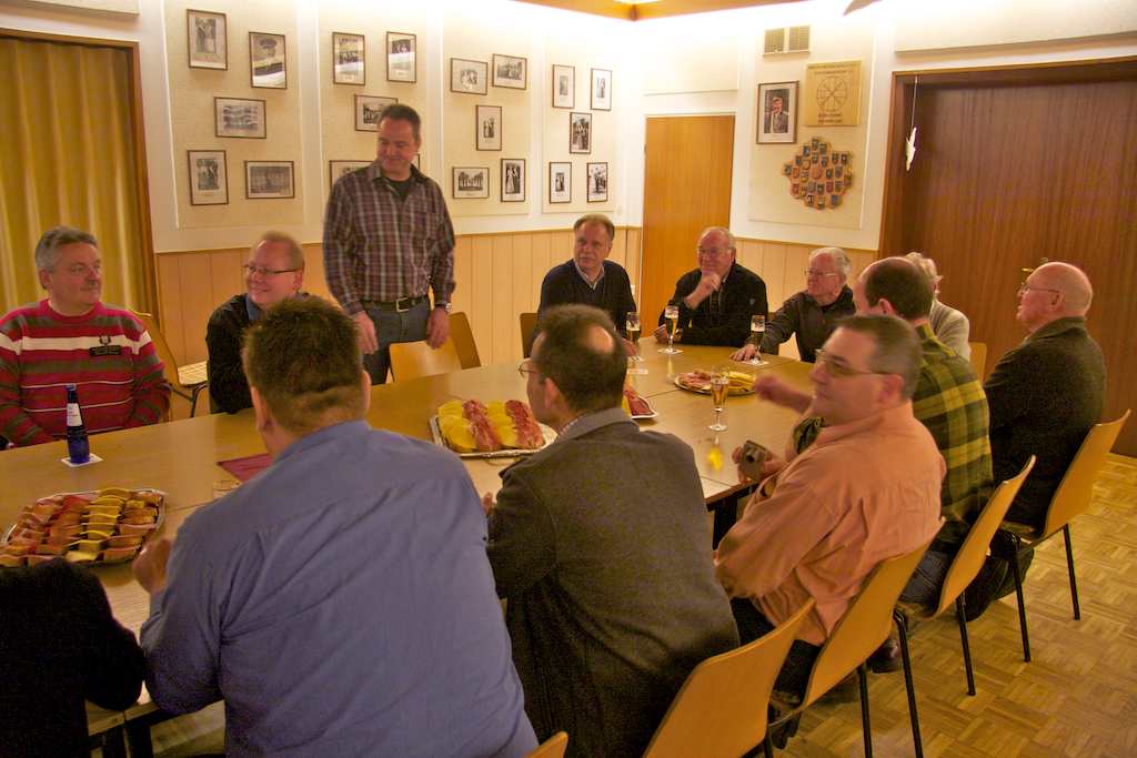 <p>Die SuÌdkompanie startet in das Jahr 2012 mit einem Empfang</p>