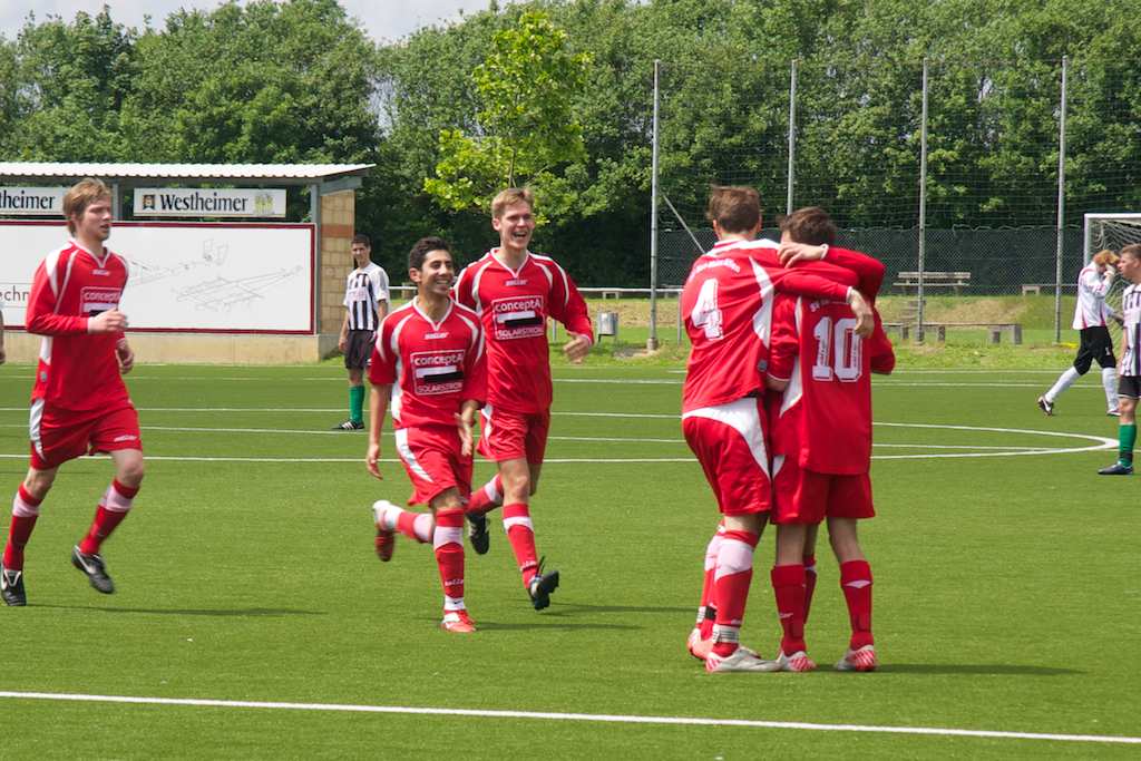 <p>Der Jubel nach dem 2:0</p>