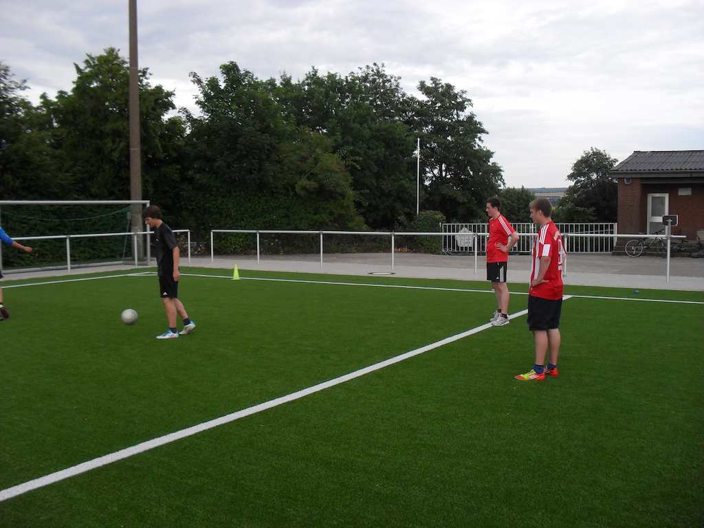 <p>Am Abend stand noch die erste Trainingseinheit am dem Programm</p>