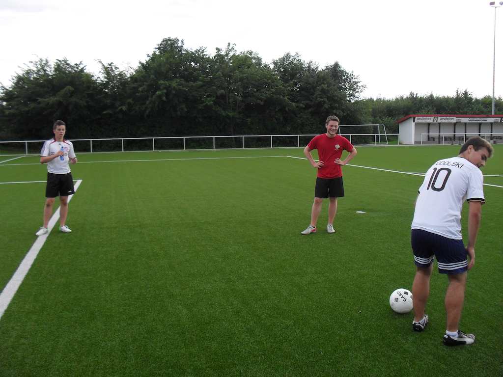 <p>Am Abend stand noch die erste Trainingseinheit am dem Programm</p>