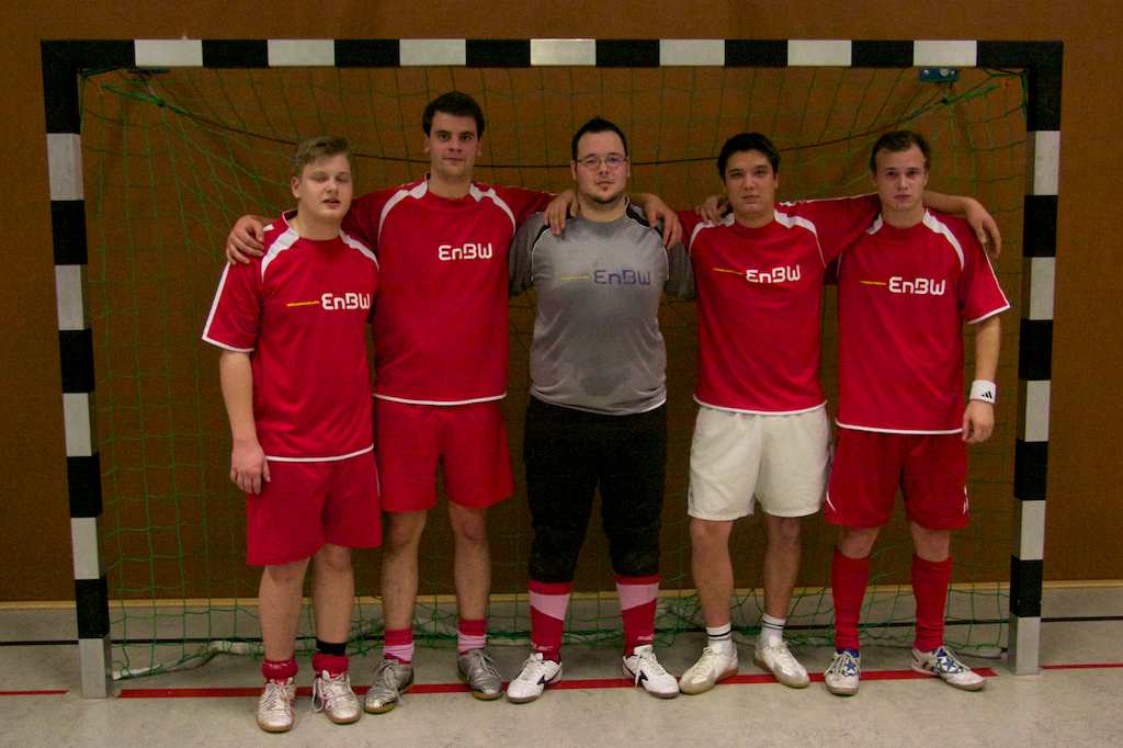 <p>Vereinsinternes Fußballturnier in der Alfener Turnhalle</p>