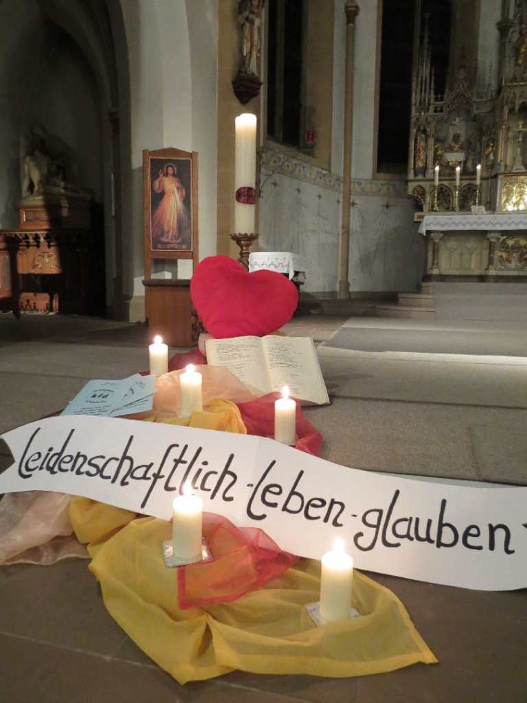 Motto in der Kirche
