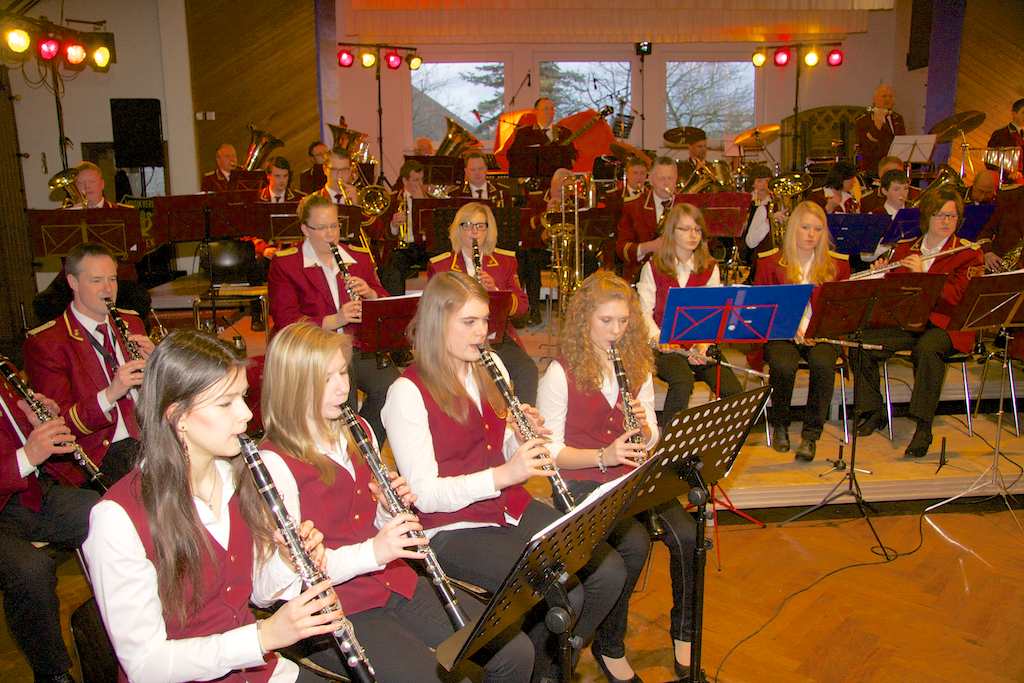 <p>Viele junge Musiker spielen in den Reihen der Alfener Musiker</p>